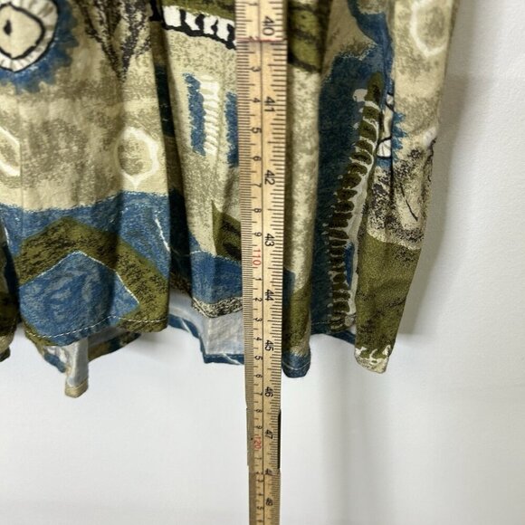 Vintage Western Denim Jumper Dress Women’s Size Large Midi Country Prairie - Picture 7 of 8